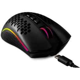 Redragon Беспроводная игровая мышь Storm Pro RGB,16000dpi, беспроводная