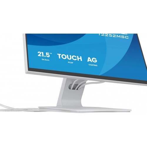 Монитор Iiyama 21.5" ProLite T2252MSC-W2AG белый IPS LED 5ms 16:9 HDMI M/M матовая 250cd 178гр/178гр 1920x1080 60Hz DP FHD USB Touch 4.5кг