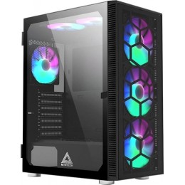 Корпус Montech X3 Glass черный ATX 3x140mm 2xUSB2.0 1xUSB3.0 audio bott PSU [X3 GLASS BL]