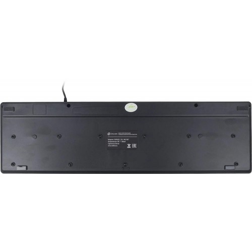 Клавиатура Оклик 520M2U USB Slim Multimedia черная с кабелем 1.6м - идеальный выбор для комфортной работы и игр