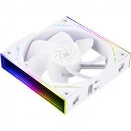 Кулер для корпуса/ Case Cooler Thermalright TL-M12QRW Reverse (124x120x25mm, 4-pin PWM, ARGB, 47.6CFM, 23.2dBA, 1500RPM, White)