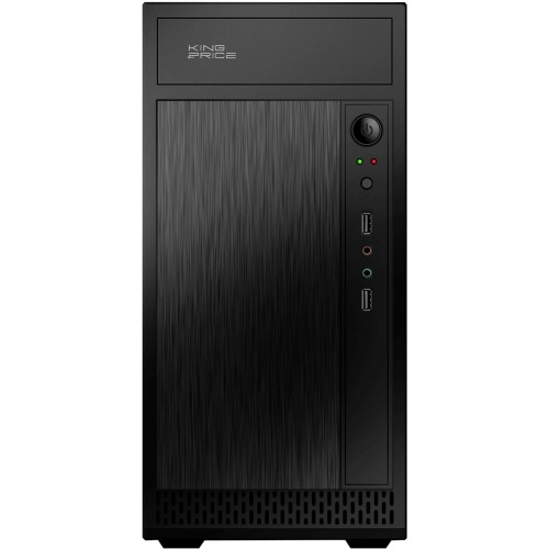 Корпус KingPrice KPCC-MN211 черный mATX - идеальное решение для вашего ПК с 2xUSB2.0 и поддержкой 2x120mm вентиляторов