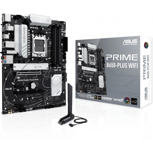 Материнская плата Asus PRIME B650-PLUS WIFI AM5: 4xDDR5, 2.5G LAN, RAID, HDMI и DP