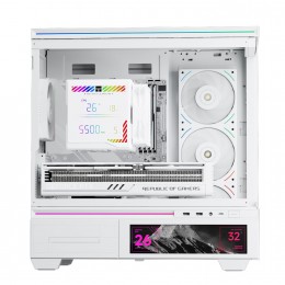 Кулер для процессора/ CPU Cooler Thermalright Peerless Assassin 140 Digital White (4-pin PWM, 165mm, Ni/Cu, 6x6mm, 1x120mm + 1x140mm, 82.CFM, 29.6dBA, 1850RPM, S: 1200, 1700, 1851, 115X, 2011, 2066, AM4, AM5, white)