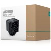 Кулер Deepcool AK500 Zero Dark Soc-AM5/AM4/1200/1700/1851 черный 4-pin 25.9-31.5dB Al+Cu 240W 1040gr Ret (R-AK500-BKNNMT-G-1) [R-AK500-BKNNMT-G-1]