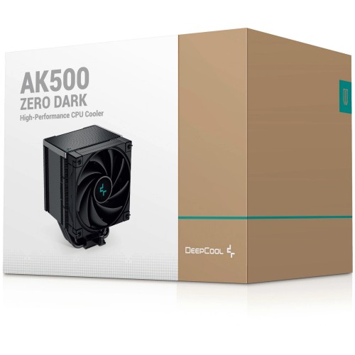 Кулер Deepcool AK500 Zero Dark Soc-AM5/AM4/1200/1700/1851 черный 4-pin 25.9-31.5dB Al+Cu 240W 1040gr Ret (R-AK500-BKNNMT-G-1) [R-AK500-BKNNMT-G-1]