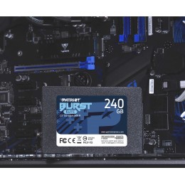 Твердотельный накопитель Patriot SATA-III 240GB PBE240GS25SSDR Burst Elite 2.5" [PBE240GS25SSDR]