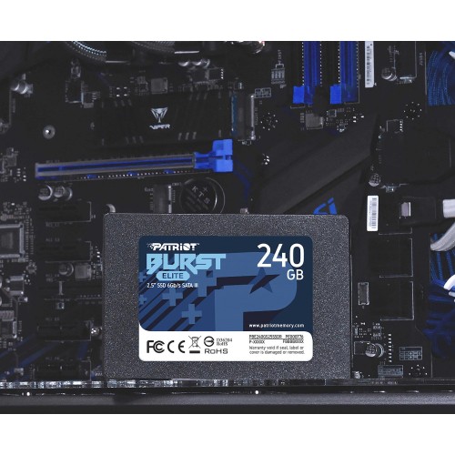 Купить твердотельный накопитель Patriot SATA-III 240GB PBE240GS25SSDR Burst Elite 2.5 для высокой производительности