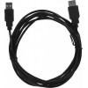 Кабель-удлинитель KingPrice KP-AmAf-v2-3м USB A(m) - USB A(f) черный для надежного подключения устройств