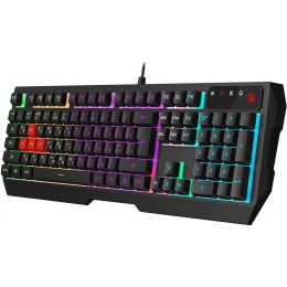 Клавиатура A4Tech Bloody B140N черный USB Multimedia for gamer LED (B140N)