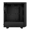 Корпус ПК без блока питания/ Case Fractal Design Meshify 2 Compact TG Dark Tint, Midi-Tower, 2x140mm + 1x120mm, 2xUSB-A 3.2 + 1xUSB 3.2 Type-C ATX, mATX, mITX Black Fractal Design