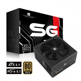 Блок питания 750W/ Power Supply Thermalright, 750W 80+ Gold (ATX, 3.1, PCIe 5.1, Full modular, 1x24(20+4)pin 600mm, 2xCPU 8(4+4)pin 650mm, 2xPCIe*2 8(6+2)pin 650+150mm, 1x12VHPWR PCIe 5.1 12+4pin 600mm, 2xSATA*4 450+150+150+150mm, 1xMOLEX4pin*3 500+150+15