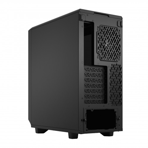 Корпус ПК без блока питания/ Case Fractal Design Meshify 2 Compact TG Dark Tint, Midi-Tower, 2x140mm + 1x120mm, 2xUSB-A 3.2 + 1xUSB 3.2 Type-C ATX, mATX, mITX Black Fractal Design