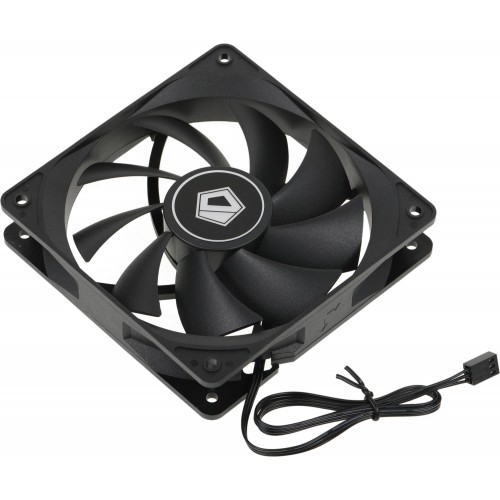 Вентилятор ID-Cooling FL-12025K 120x120x25 мм черный 3-pin, 21 дБ - идеальное охлаждение для вашего корпуса