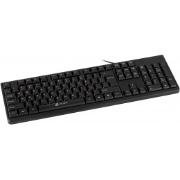 Клавиатура Оклик 100M HW3 черный USB (654570) кабель 1.6м
