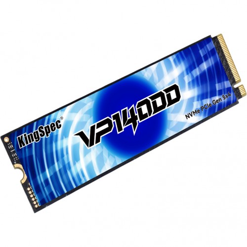 Твердотельный накопитель/ Kingspec SSD VP14000 2280, 2048GB, M.2(22x80mm), NVMe, PCIe 5.0 x4, 3D TLC, R/W 14000/13000MB/s, IOPs 1 148 000/1 083 000, TBW 1200, DWPD 0.5 (3 года) SHENZHEN KINGSPEC ELECTRONICS TECHNOLOGY CO LTD