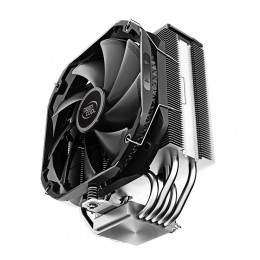 Вентилятор Deepcool AS500 RTL {8} (727064) (Height 164mm, 6mm x 5pcs, Fan 140mm, 500;1200RPM ±10%, 29.2 dB(A), 4-pin PWM, TDP 220W, Screw, Socket AMD AM4, Intel LGA 2066/2011-v3/2011/1700/1200/115x)