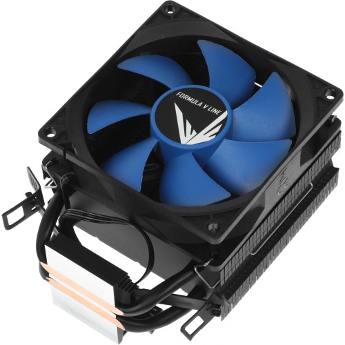 Кулер Formula Ice Boid 2PSDA Soc-AM5/AM4/1200/1700/1851 черный/синий 4-pin 17-34dB Al+Cu 90W Ret [ICE BOID 2PSDA]