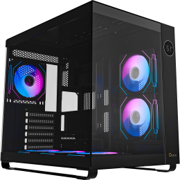 Корпус ПК без блока питания/ Case Ocypus Iota C70 BK ARGB, Midi-Tower, TG, 6x120mm ARGB, 2xUSB-A 3.0 + 1xUSB-C 3.1, ATX, mATX, mITX Black
