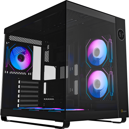 Корпус ПК Ocypus Iota C70 BK ARGB - Midi-Tower с 6x120mm ARGB, USB-A 3.0 и USB-C 3.1, поддержка ATX, mATX, mITX