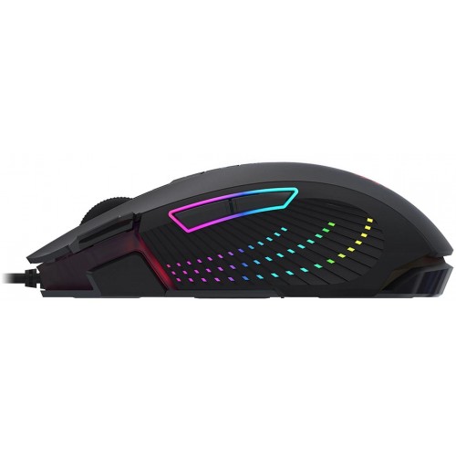 Купить игровую мышь A4Tech Bloody J90s черного цвета с оптическим сенсором 8000dpi и 12 кнопками - идеальный выбор для геймеров!