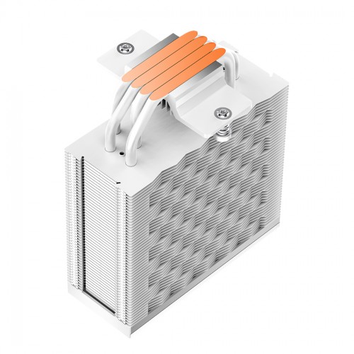 Кулер для процессора/ CPU Cooler PCCooler RZ400 V2 WH (230W, 4-pin PWM, 155mm, Al/Cu, 4x6mm, 1x120mm, 86.73CFM, 32dBA, 2200RPM, S: 1851/1700/1200/115X, AM5/AM4, black) PcCooler