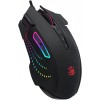 Купить игровую мышь A4Tech Bloody J90s черного цвета с оптическим сенсором 8000dpi и 12 кнопками - идеальный выбор для геймеров!