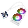 Водяное охлаждение для процессора/ Water Cooling System Thermalright Grand Vision 240 (240mm, LED, White, ARGB/ Fans: 2x120mm, 80.45CFM, 29.4dBA, 2150RPM/ Pump height 72.5mm, 6400RPM, Rad thickness 27mm/ S: 1700, 1200, 1851, 115X, 2011, 2066, AM5, AM4) Th