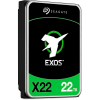 Жесткий диск/ HDD Seagate SATA3 22Tb Exos X22 7200 512Mb 1 year warranty (replacement WD221KRYZ) Seagate