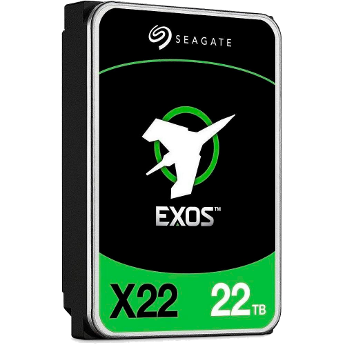 Жесткий диск/ HDD Seagate SATA3 22Tb Exos X22 7200 512Mb 1 year warranty (replacement WD221KRYZ) Seagate