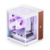 Корпус без блока питания/ Case JONSBO TK-0 White, Desktop SFF, TG, no fan, 1xUSB-A 3.2 + 1xUSB-C 3.2, SFX PSU Support, mITX White JONSBO