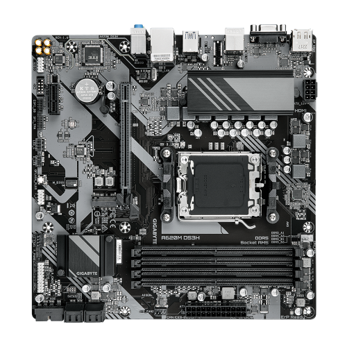 Материнская плата GIGABYTE AMD A620 sAM5: 4xDDR5, HDMI 2.1, PCIe 4.0, mATX для мощных сборок