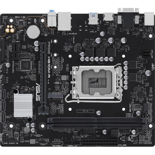 Купить материнскую плату Asus PRIME H610M-R-SI Soc-1700 с поддержкой DDR5 и HDMI - надежное решение для сборки ПК