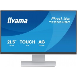 Монитор Iiyama 21.5" ProLite T2252MSC-W2AG белый IPS LED 5ms 16:9 HDMI M/M матовая 250cd 178гр/178гр 1920x1080 60Hz DP FHD USB Touch 4.5кг