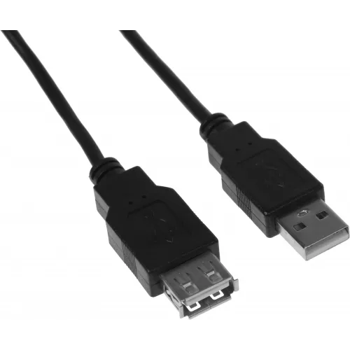 Кабель-удлинитель KingPrice KP-AmAf-v2-1.5m ver2.0 USB A(m) USB A(f) 1.5м черный