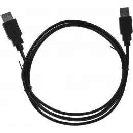 Кабель-удлинитель KingPrice KP-AmAf-v2-1.5m ver2.0 USB A(m) USB A(f) 1.5м черный