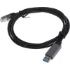 Кабель Buro BU-USB-A-LAN1000-2m USB A (m) RJ-45 (m) 2м черный (пакет)