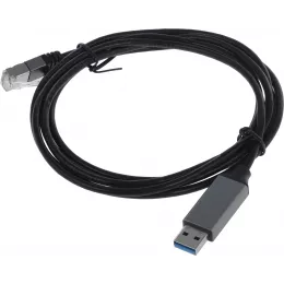 Кабель Buro BU-USB-A-LAN1000-2m USB A (m) RJ-45 (m) 2м черный (пакет)