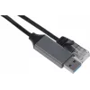 Кабель Buro BU-USB-A-LAN1000-2m USB A (m) RJ-45 (m) 2м черный (пакет)