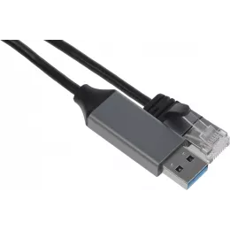 Кабель Buro BU-USB-A-LAN1000-2m USB A (m) RJ-45 (m) 2м черный (пакет)