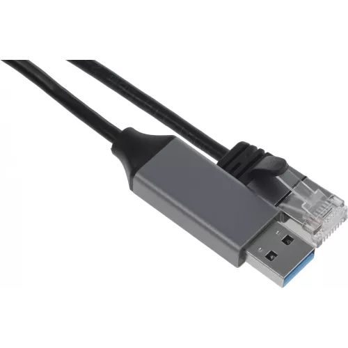 Кабель Buro BU-USB-A-LAN1000-2m USB A (m) RJ-45 (m) 2м черный (пакет)