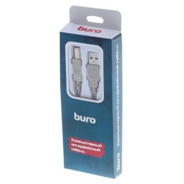 Кабель Buro USB A(m) USB B(m) 1.8м (BHP RET USB_BM18) серый (блистер)