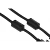 Кабель Buro HDMI (m) DVI-D (m) 10м (HDMI-19M-DVI-D-10M) феррит.кольца черный