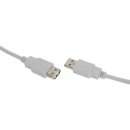 Кабель-удлинитель Buro USB A(m) USB A(f) 3м (USB2.0-AM/AF-3)