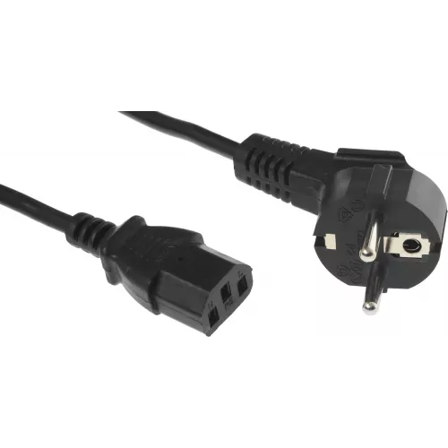 Кабель Buro AN23-1000-5 IEC C13 Евровилка 5м черный