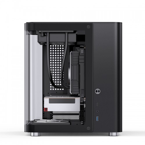 Купить корпус JONSBO TK-1 Black 2.0 для Mini-Tower: без блока питания, USB-A 3.2 и USB-C 3.2, совместимый с mATX и mITX