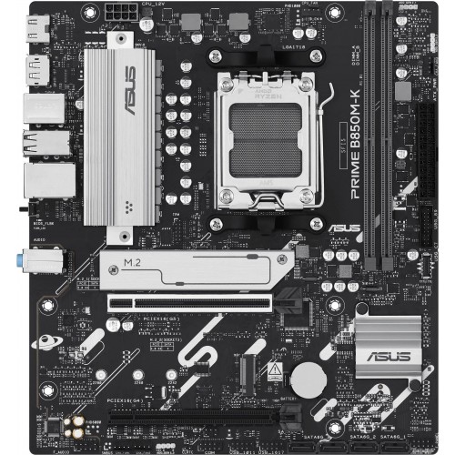 Купить материнскую плату Asus PRIME B850M-K AM5: 2xDDR5, mATX, 8ch звук, RAID, HDMI и DP