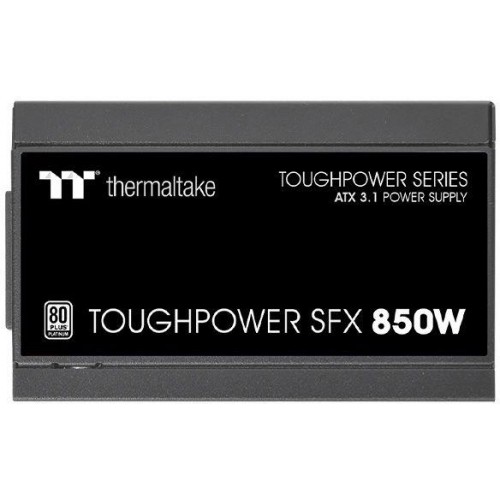 Блок питания Thermaltake SFX 850W Toughpower SFX850 Gen.5 80+ platinum (20+4pin) APFC 90mm fan 8xSATA Cab Manag RTL [PS-STP-0850FNFAPE-1]