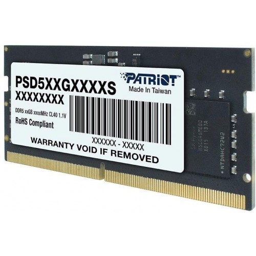 Память DDR5 16GB 5600MHz Patriot PSD516G560081S - Высокоскоростной SO-DIMM 262-pin для ПК
