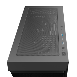 Корпус без блока питания/ Case Raijintek ARCADIA 41-MS4, Midi-Tower, TG, 1x120mm + 3x120mm ARGB, 2xUSB-A 3.0 + 1xUSB-C, ATX, mATX, mITX Black